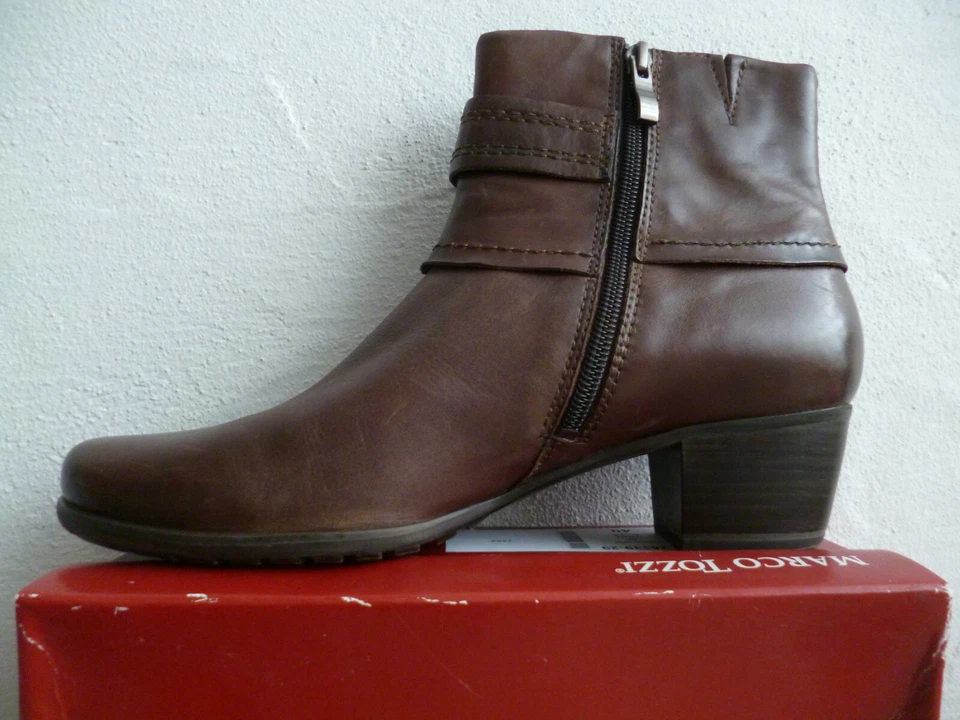 Marco Tozzi Women's Ankle Boots Boot Brown NEW! - Image 4 of 4