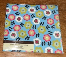 New Recollections Memory Scrapbook Photo Album 12  x12  Post-bound Flowers Floral
