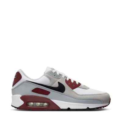 Mens NIKE AIR MAX 90 FN6958-101 White/Black/Dark Team Red/Pure