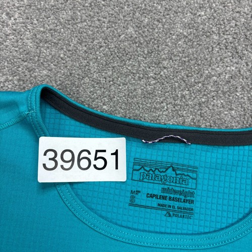 Patagonia Shirt Adult X Small Blue Capilene Cool Hiking Outdoors Trail Men* - Picture 4 of 10