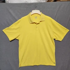Champion Golf Polo Size Large Yellow