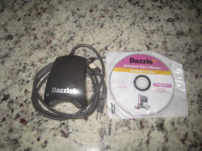Dazzle MultiMedia 6-in-1 Reader for Windows & Mac OnDVD Installation Disc NEW