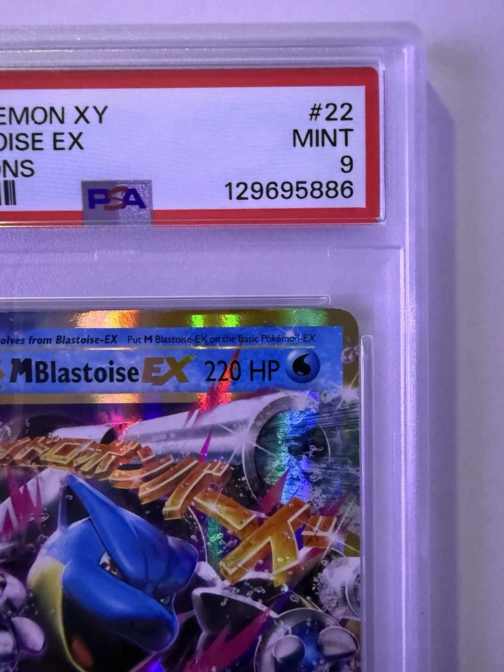 Mega Blastoise EX Pokemon XY Evolutions 22/108 PSA 9 - Image 4 of 4