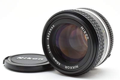 MINT] Nikon Ai-s Ais Nikkor 50mm f/1.4 Standard Lens MF Black From