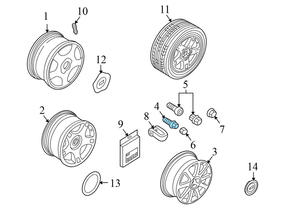 PORCA/PARAFUSO DE RODA - WHT002438 - Imagem 2 de 3