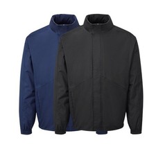 Men's Waterproof Jacket Workwear Fleece Lined Insulated Rain Coat Hooded S-5XL