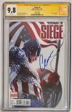 CGC Signature Series Graded 9.8 Siege #3 Variant Signed by Chris Evans