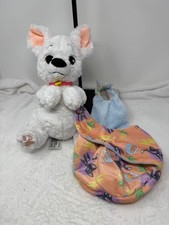 Disney Parks BOLT 10  Plush Stuffed Animal Toy w/ Pouch