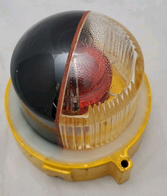 ADB Airfield Solutions L862Q 48A0044 Runway Edge Red Clear & Black Lamp Cover 