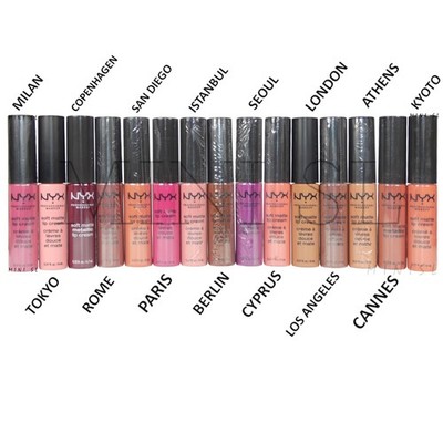 NYX Soft Matte Lippencreme - Wählen Sie Ihren City-Farbton | Neu & Versiegelt