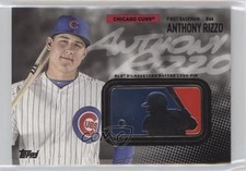 2015 Topps MLB Silhouetted Batter Logo Pin Manufactured Relic Anthony Rizzo 0t2
