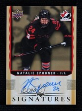 2025-26 Upper Deck Tim Hortons Team Canada Signatures Natalie Spooner Auto 0c3