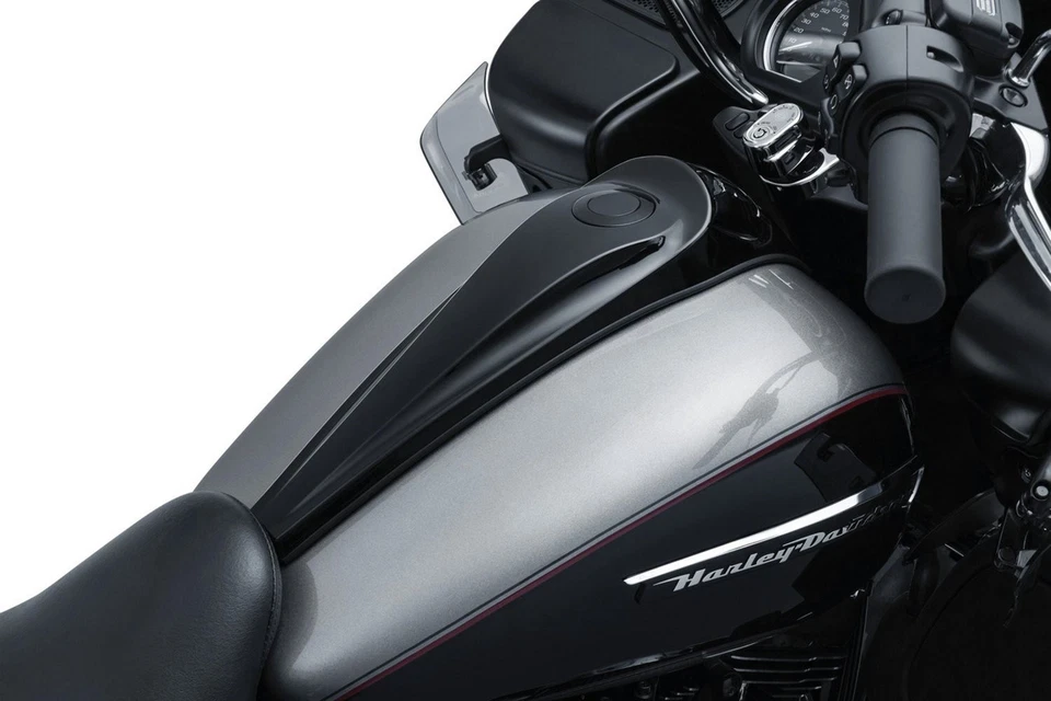 For Harley-Davidson Road King 08-21 Signature Smooth Gloss Black Dash Console - Imagem 2 de 2