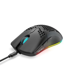 Wireless Gaming Mouse 3-Mode BT 5.3  2.4G  Colourful LED 800-3600 M TAGW