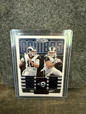 2018 Panini Classics - Classic Combos Jared Goff, Cooper Kupp #18 (MEM)