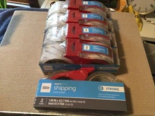 Office Depot Brand 1.89" x 43.7 Yd. (5) Boxes,Clear Shipping Tape With Dispenser