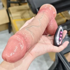 Vibrator Sex Toy Thrusting Dildo G Spot Vagina Anal Stimulation for Women Couple