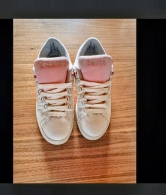 K-Swiss Damensneaker Weiß-Rosa  Größe 36