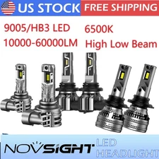 9005 LED Headlight High/Low Beam Super Bulb Bright White 6500K 40000LM
