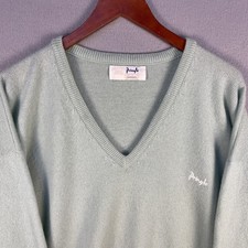 Pringle Sports Pure Wool Jumper Golf Golfing Sweater Logo Long Sleeve Chest 2XL