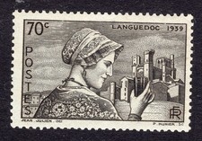 FRANCE 1939 Y&T 448 Languedoc et Cathédrale de Béziers  Neuf *