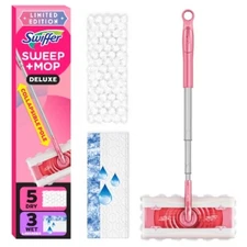 Swiffer Unscented Sweep + Mop Deluxe Floor Cleaners - Wicked Pink