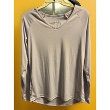Reel Life Long Sleeve Size Large Orchid Hush Lilac Turtle Top A113