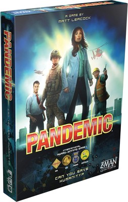 Z-Man Spiele | Pandemie Brettspiel | Alter 8+ | Für 2 bis 4 Spieler | Durchschnittliche Playti