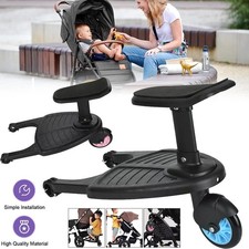 Buggy Board con Sedile, Kiddy Pedana Passeggino Universale Passeggino Board