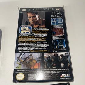 Total Recall (Nintendo NES, 1990) CIB Completo con P&oacute;ster NARC - Limpio - PROBADO