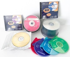 Lot of 80 60 CD-R  20 DVD-R BLANK DISCS Recordable Video, Data, Audio EXC 