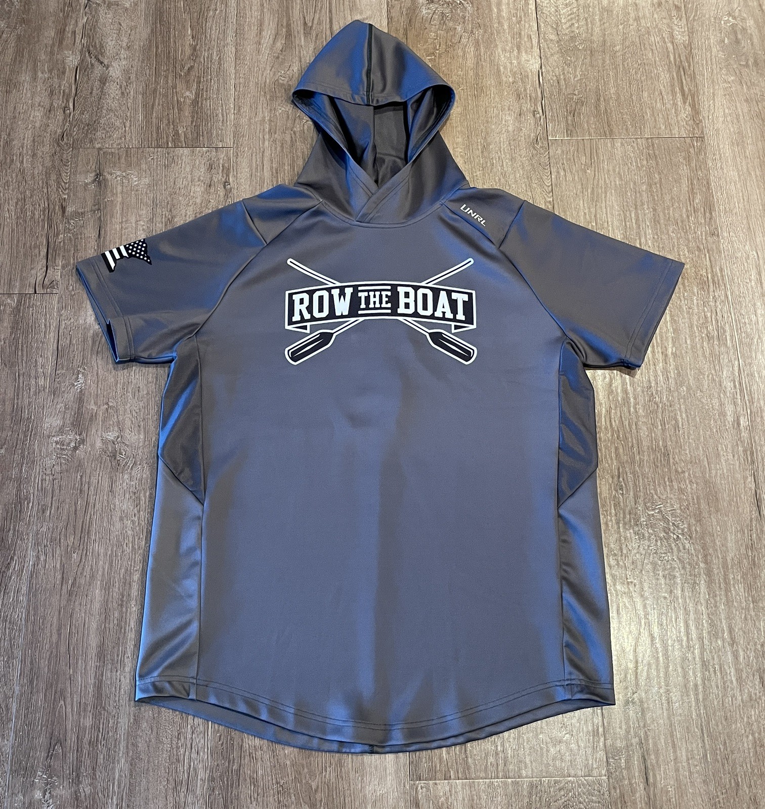 FILA UNRL Minnesota Gophers Row The Boat Felpa con Cappuccio Manica Corta Uomo Large