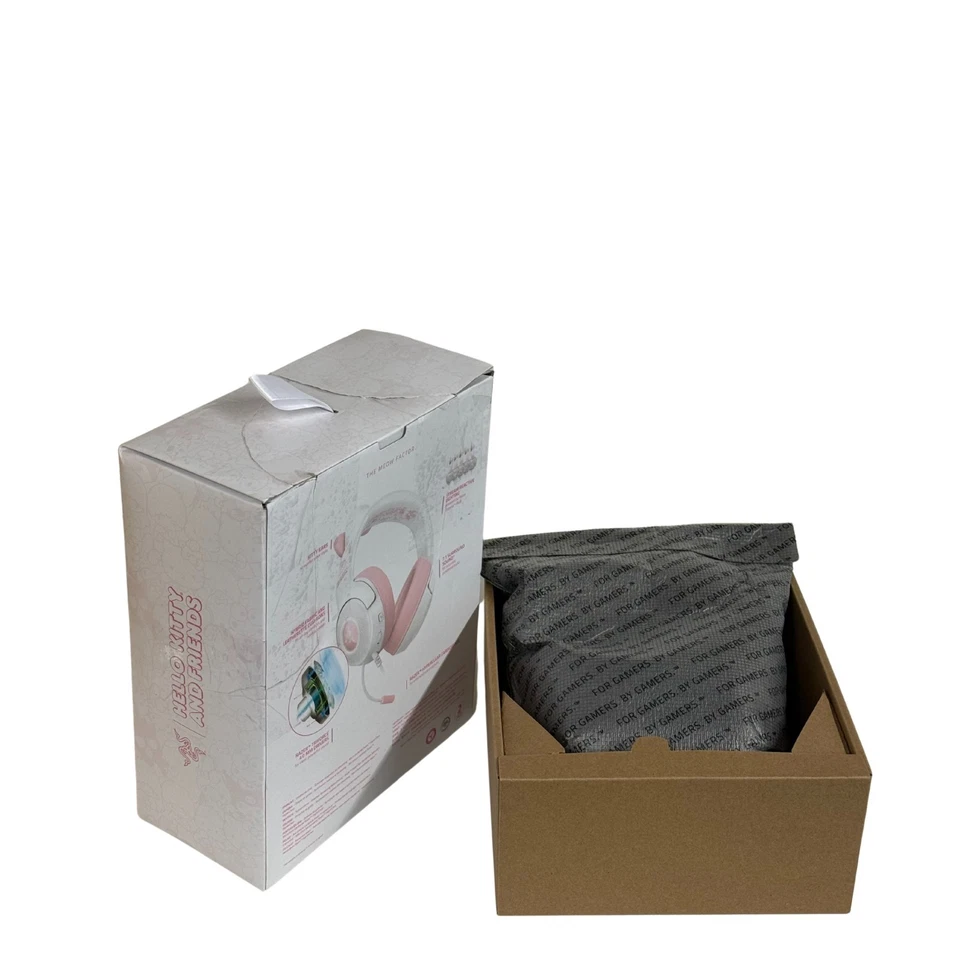 Razer Kraken Kitty V2 Hello Kitty & Friends Wired RGB Gaming Headset – Open Box - Image 4 of 4