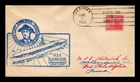 US COVER USS RANGER FIRST DAY IN COMMISSION NAVAL CANCEL