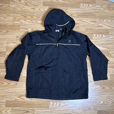 Chick-fil-A Jacket Uniform Men's XL Women’s 2XL Black Hood Full Zip Oobe