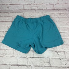 Columbia PFG Swim Trunks Mens XL Blue Fishing Shorts Nylon Lined Elastic Waist