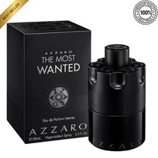 Azzaro The Most Wanted 3.4 oz./ 100 ml. PARFUM EDP Spray for Men Black NEW