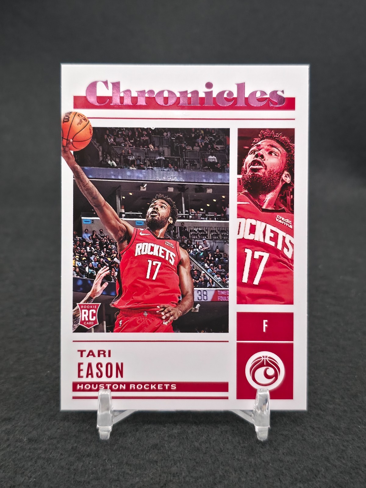 2022-23 Panini Chronicles #41 Tari Eason Pink Parallel RC Houston Rockets