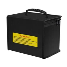 HRB Fireproof Explosionproof LiPo Battery Safe Bag for Charging Storage US Stock