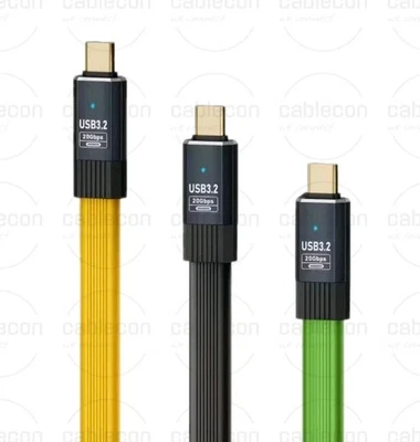 USB-C Kabel 3.2 Datenkabel 0,2 kurzes PD 100W Schnellladekabel Laptop Festplatte - Bild 1 von 4
