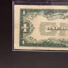 1928A $1 One Dollar BLUE Seal SILVER Certificate FUNNY BACK (off center printed) — photo 6