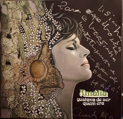 Amalia Rodrigues-Gostava De Ser Quem Era SIGNED CD Autographed- Portuguese Fado