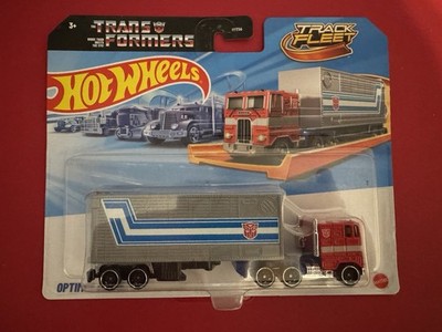 Hot Wheels Transformers OPTIMUS PRIME Semi Truck Diecast Track Fleet