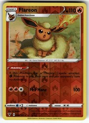 Flareon 026/185 Vivid Voltage Reverse Holo Rare Pokemon Card