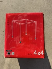 LINX 4 in UniFit Black Steel Post Base and Wall Bracket Pergola 4x4 Wood Posts