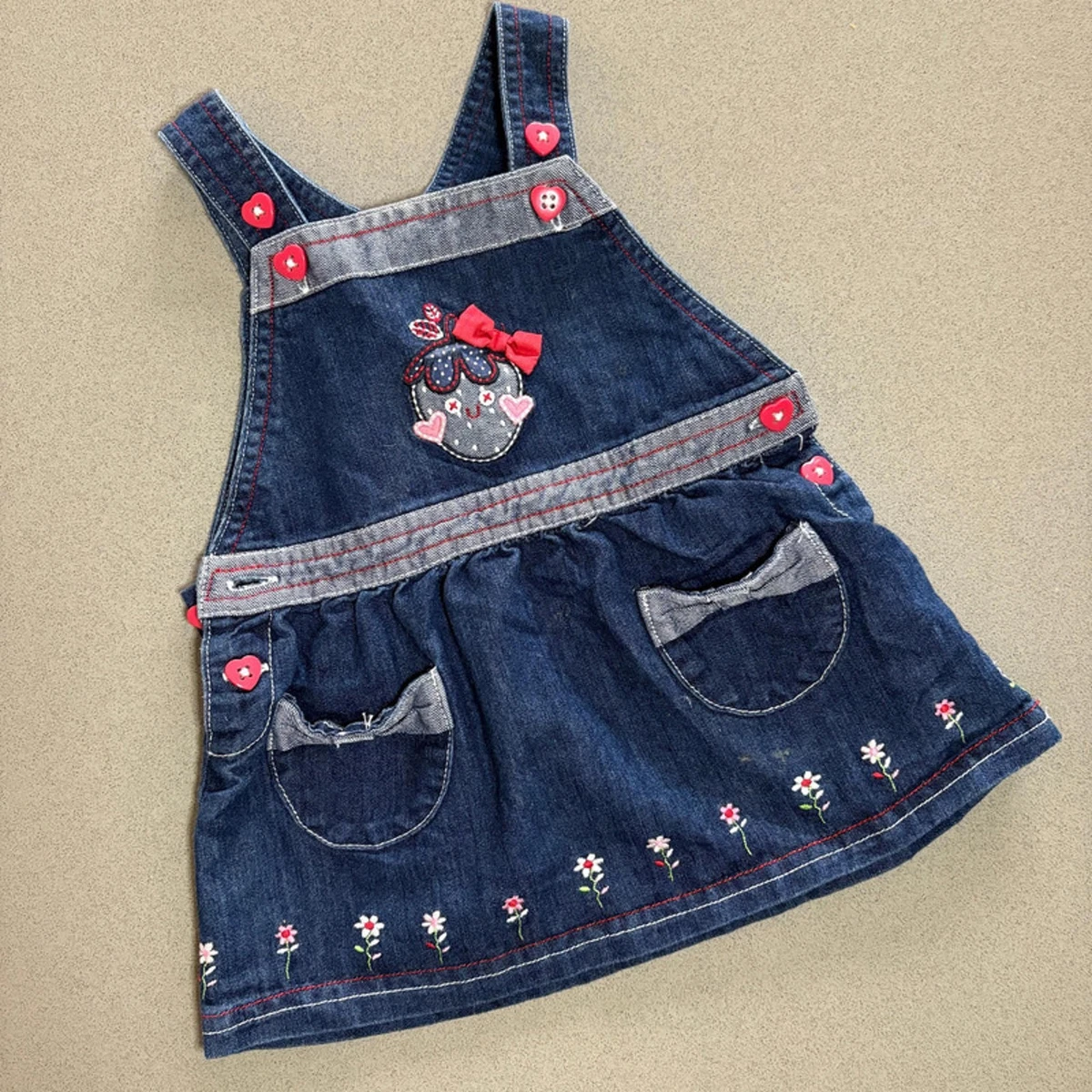 Tu Clothing Sainsburys Tu Denim Jumpsuit Tu Clothing Sainsburys Tu Girls TU Embroidered Baby Toddler Dresses