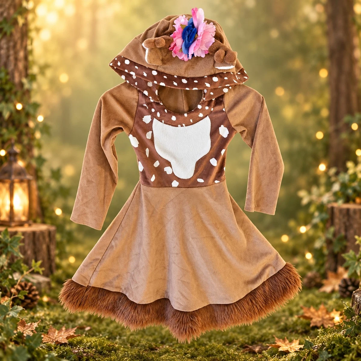 brown dress for deer costume Animals & Nature Costumes Girls for sale brown dress halloween costume ideas
