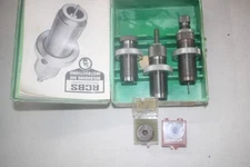 RCBS 18606 44 MAG SWC 3 PIECE DIE SET GROUP B W/ SHELL HOLDER # 8 & #9