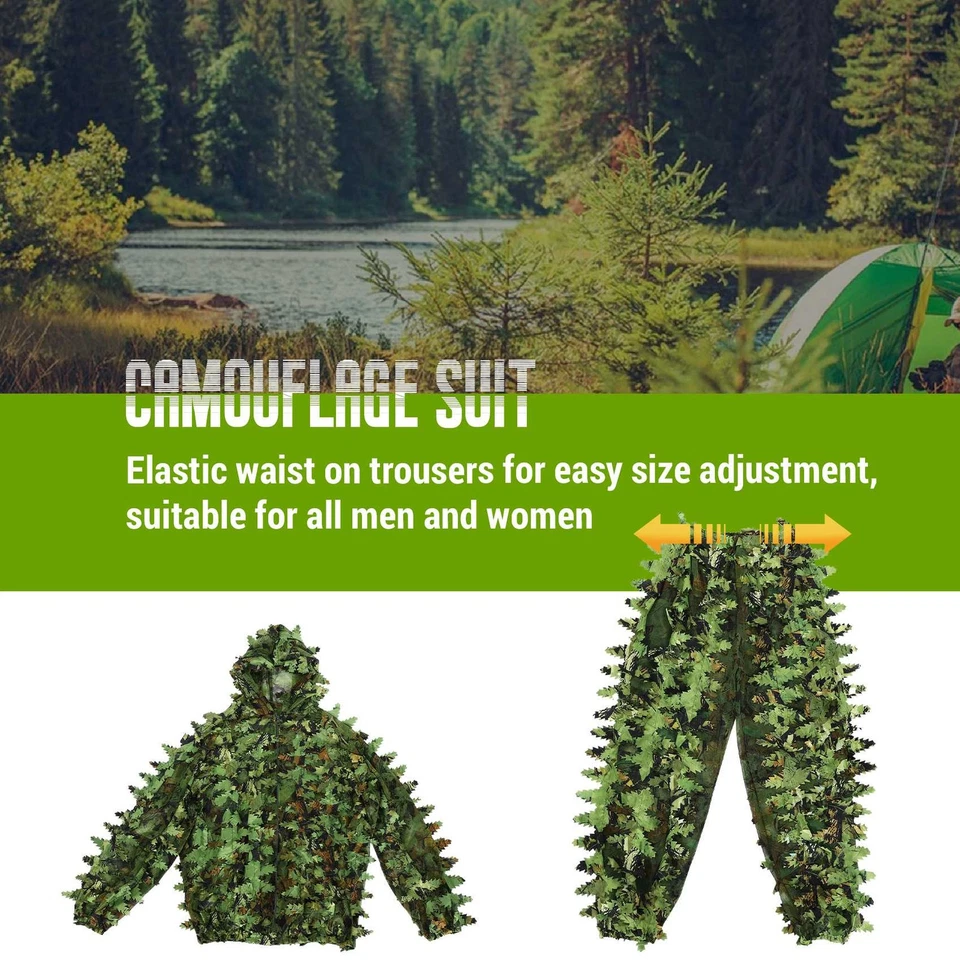 Sticky Flower Leaves Tarnanzug Jagd Anzug Camouflag3783 - Bild 4 von 4