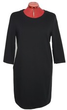 NWT Old Navy Solid Black Ribbed 3/4 Sleeve Sheath Little Black Dress Size PS